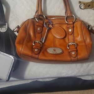 Women's fossil leather purse